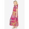 Woman Within Plus Size Short-Sleeve Crinkle Dress - 4 of 4