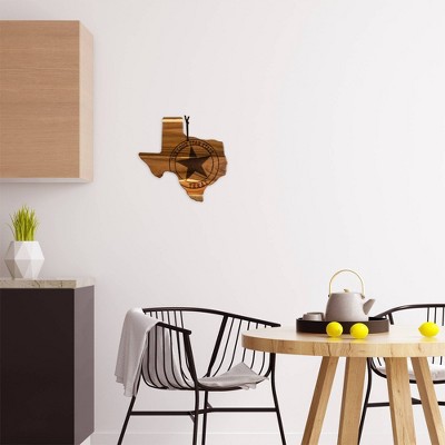 Texas State Shaped Acacia Wood Cutting Board and Charcuterie Tray