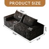 63" 2Setaser Sofa,Corduroy Fabric,Deep Seat Couches,Comfy Loveseat Sofa,No Assembly,1pcs for Living room - Leovsnove - 3 of 4