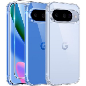 BONGEEK for Google Pixel 10 Case Non-Yellowing Case | Rugged Anti-Drop Shockproof Scratch Protective Thin Transparent Crystal Cell Phone Cover (Clear) - 1 of 4