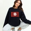 Simply Sage Market Red Baseball Stacked Sweatshirt - 2 of 4