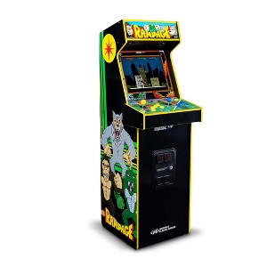 Arcade1Up Rampage, Joust Deluxe Arcade Machine with 14 Classic