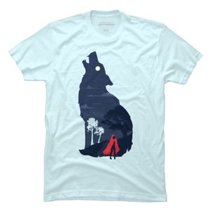 Men's Design By Humans Walking in the dark By StevenToang T-Shirt - 1 of 3