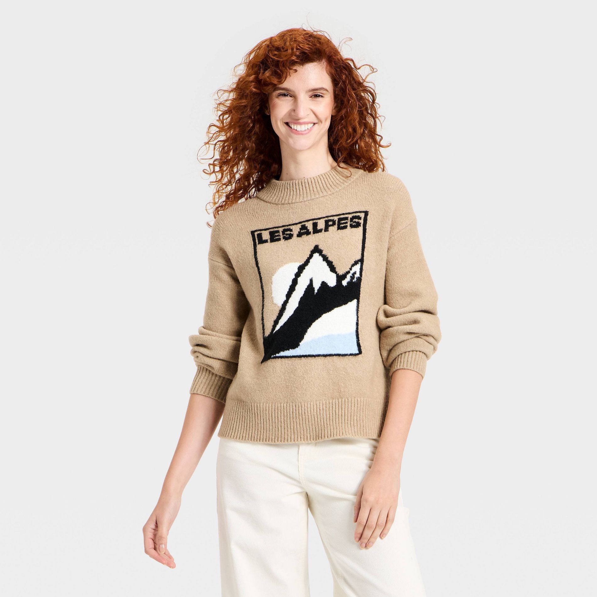 Women's Alpine Crewneck Pullover Sweater - Universal Thread™