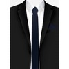 Jacob Alexander Men's Solid Color 2" Skinny Neck Tie - 3 of 4