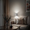 YANSUN 2-Pack 1W Plug-in Light-Controlled Night Light, White 5000K, Cylinder Up/Down Light, Electroplated Edge, U.S. Two-Prong Plug - 3 of 4