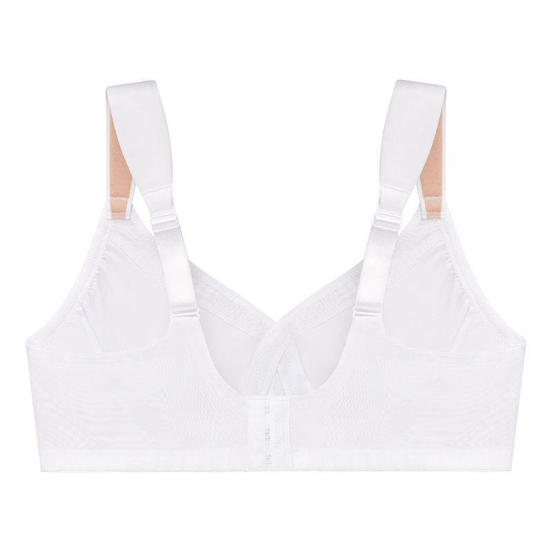 Glamorise Womens MagicLift Seamless T-Shirt Wirefree Bra 1080 White, 5 of 5