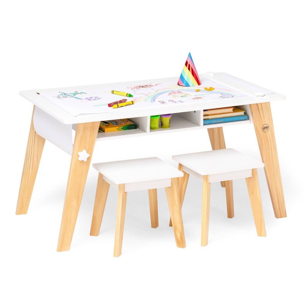 Photos - Other Furniture Arts and Crafts Kids' Table White - WildKin