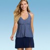 Lands' End Women's UPF 50 Tummy Control Swim Skirt - 3 of 4