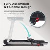 Sunny Health & Fitness Foldable Auto Incline Treadmill With 20" Running Belt & Brushless Motor - SF-T723030 - 4 of 4