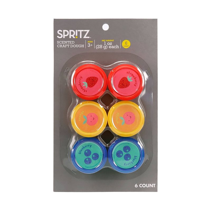 6ct Scented Party Favor Dough Yellow/Red/Blue - Spritz&#8482;, 4 of 7