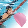 Unique Bargains Women's Silicone Solid Color Swim Cap 1 Pc - 2 of 4