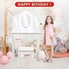 Girls Vanity Set with LED Mirror & Drawer - Wooden Princess Makeup Desk & Chair, Pretend Play Dressing Table for Toddlers (Batteries Not Included) - 3 of 4