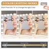 Vanity Mirror with Lights, Large Makeup Mirror, 3 Color Lighting Modes Tabletop, Fashion Bathroom Mirror for Dressing Room,Bedroom, Plug in - 4 of 4