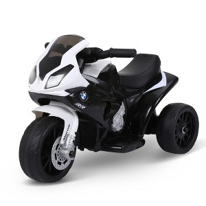 Aosom 6V Kids Motorcycle Licensed BMW, Toddler Motorcycle with Headlight, Music, 3 Wheeled Electric Motorcycle for Kids, Gift for Boys & Girls - 1 of 4