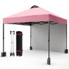 10x10 Pop Up Canopy with Sidewalls for Outdoor, Portable Outdoor Canopy with One Push Setup, Easy Set-Up Waterproof Pop Up Tent for Outdoor Party - 3 of 4