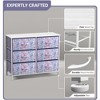 Sorbus 6 Drawers Dresser- Storage Unit with Steel Frame, Wood Top, Fabric Bins - for Bedroom, Closet, Office and more - 4 of 4