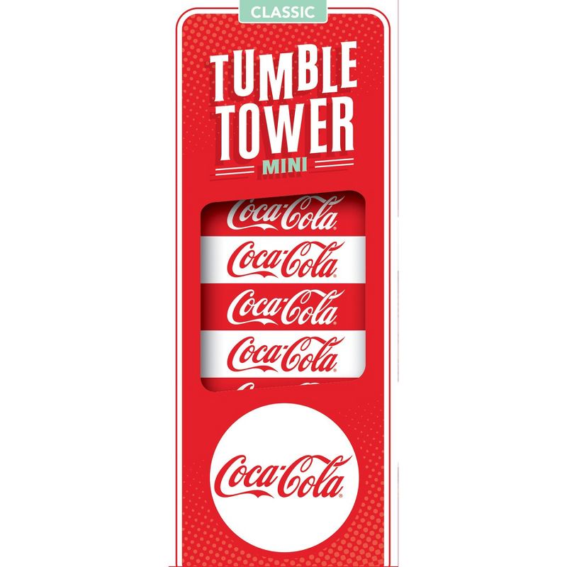 MasterPieces Games - Coca-Cola Travel Sized Tumble Tower, 1 of 5
