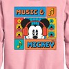 Boys' - Disney - Music And Mickey Graphic Long Sleeve Fleece Sweatshirt - 2 of 3
