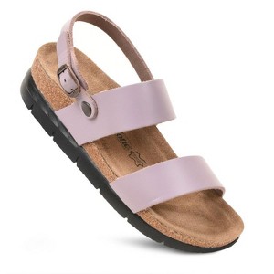 Aerothotic - Tori Casual Non-Slip Comfy Leather Platform Sandals - 1 of 3
