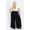 Women's Plus Size Abbie Wide Leg Pant  - black | CITY CHIC - 2 of 4
