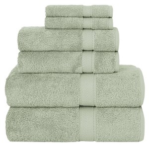 Turkish Cotton Sinemis Terry Towel Set Green - Linum Home Textiles - 1 of 4