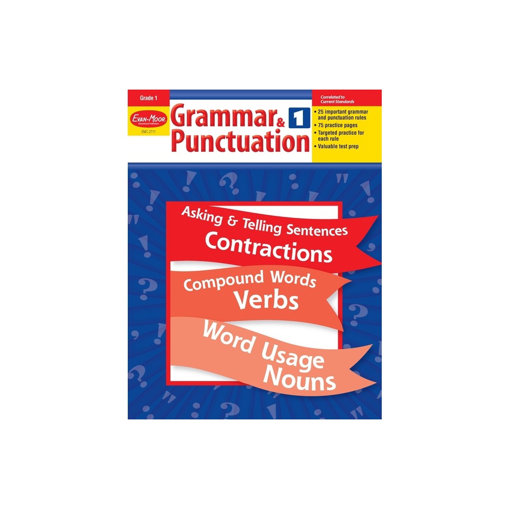 Grammar & Punctuation, Grade 1 Teacher Resource - by Evan-Moor Educational Publishers (Paperback)