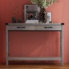 31"Console Table, Industrial Entryway Table with Drawers and Shelf, 2-Tier Narrow Sofa Table, Foyer Table for Couch Entryway Corridor Living Room - 2 of 4