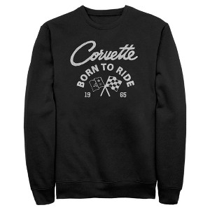 Men's General Motors Corvette Born to Ride Sweatshirt - 1 of 4