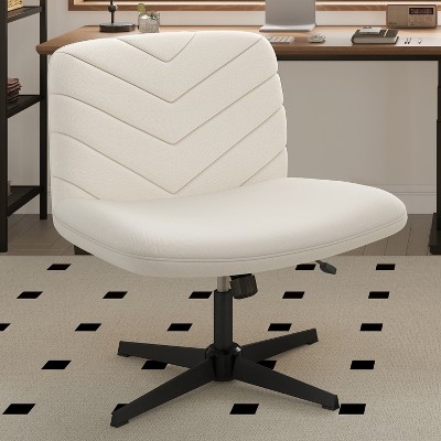 Yaheetech Fabric Swivel Desk Chair Office Chair for Home Office - Thumbnail 5