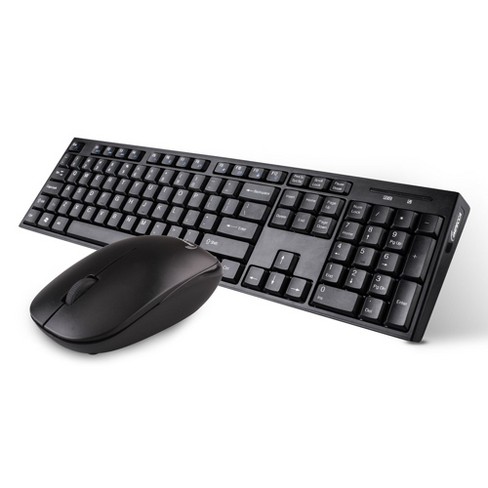 Impecca Wireless Keyboard And Mouse Combo – Black : Target
