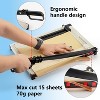 Attop 12" Guillotine Paper Cutter：Paper Trimmer Accurate Cutting with Safety Guard,15 Sheets Capacity, Perfect for Cardstock,Cardboard,Vinyl& Photos - 4 of 4