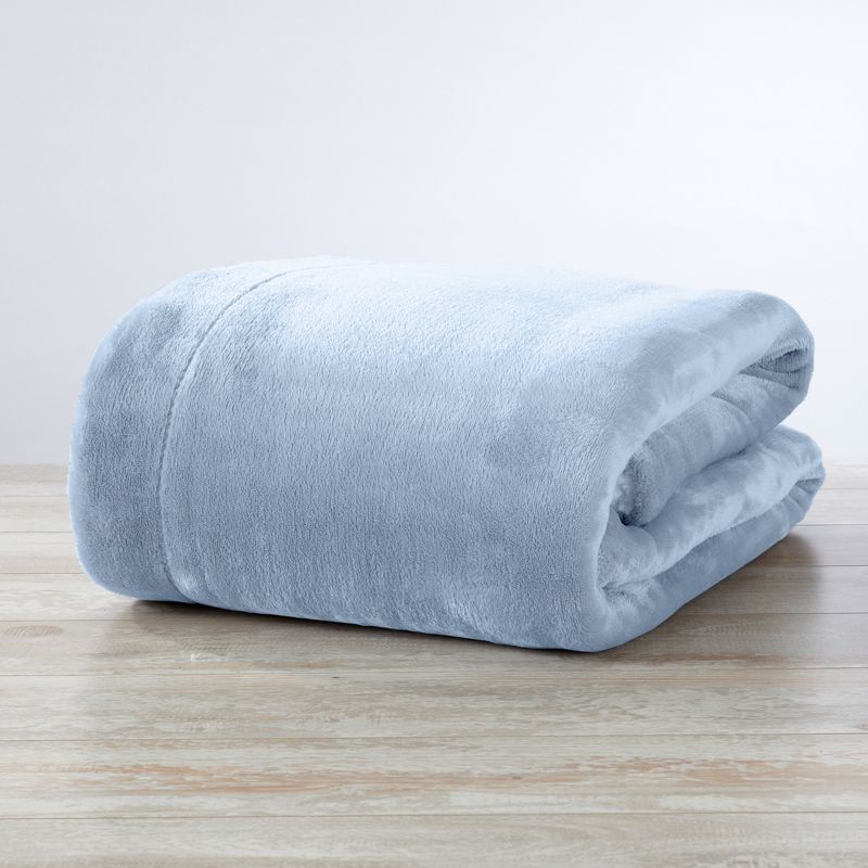 Velvet Plush Soft Fleece Reversible Throw, Warm and Comfortable Bed Blanket - Great Bay Home, 5 of 8