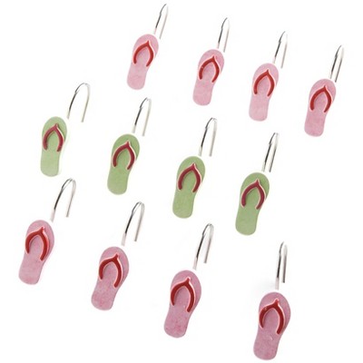 The Lakeside Collection Gone to the Beach Bath Collection - Set of 12 Shower Hooks