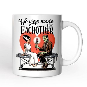 Vintage Frankenstein and Bride Mug for Couple, Vintage Romantic Gift (Non-Custom Only)| OrnamentallyYou - 1 of 4