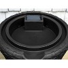 Good Ideas Impressions 50 Gallon Nantucket Outdoor Home Rain Barrel Water Storage Collector with Garden Planter and Brass Spigot, Black - 3 of 4