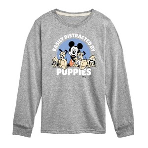 Boys' - Disney - Mickey Mouse Long Sleeve Graphic T-Shirt - 1 of 4