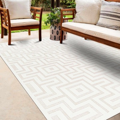 Hauteloom Zevi Cream Outdoor Rug