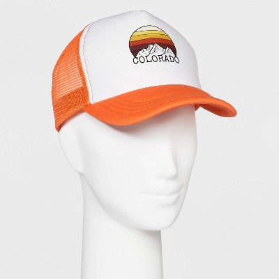 Colorado Trucker Hat - White/Orange