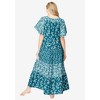 Only Necessities Plus Size Long Tiered Print Lounger - 3 of 4