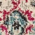 light blue/fuchsia