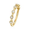 Ross-Simons 0.25 ct. t.w. Bezel-Set Diamond Ring in 18kt Yellow Gold - 3 of 4