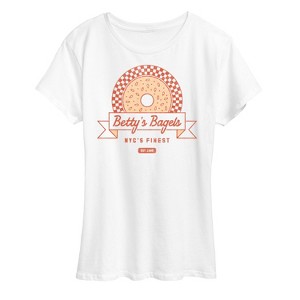 Women's - Instant Message - Bettys Bagels Nyc Short Sleeve Graphic T-Shirt - 1 of 4
