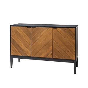 Eugen 47'' WideModern Storage  Sideboard with Adjustable Black Metal Legs | KARAT HOME - 1 of 4