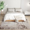 HOMCOM Machine Washable Area Rug, Non-Slip Traditional Flower Print Floor Carpet for Living Room, Bedroom, Dining Room - 2 of 4