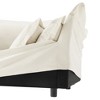 NicBex Couches for Living Room Single Deep Seat Sofa Couch Fabric Slip-covered Armchair with 1 Big Back Cushion and 2 Big Toss Pillows - 4 of 4
