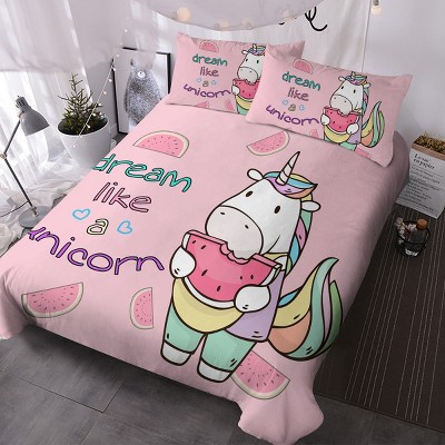 Beautiful Pattern Comforter Duvet Cover Queen Size 3 Pieces Bedding Set Easy Care and Machine Washable Duvet Cover Set Gift for Women Girls