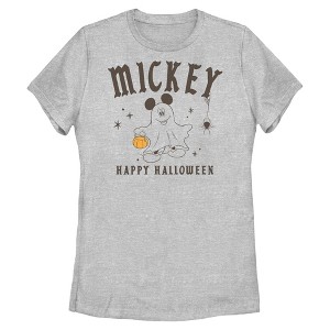 Womens Mickey & Friends Themed Club Ghost Costume Trick or Treat T Shirt - 1 of 4