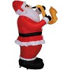 6 Ft. Airblown® Inflatable Animated Santa with Saxophone Christmas Outdoor Yard Decoration - 2 of 3