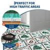 Christmas Area Rug, Xmas Theme Print Throw Carpet with Non Slip Backing, Low Pile Stain Resistant Floor Carpet for Living Room, Bedroom - 4 of 4